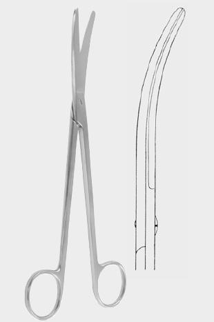 ВЕРТХЕЙМ (WERTHEIM) хірургічні ножиці, 22,5 см (cm). Бренд: Zepf (Зепф).